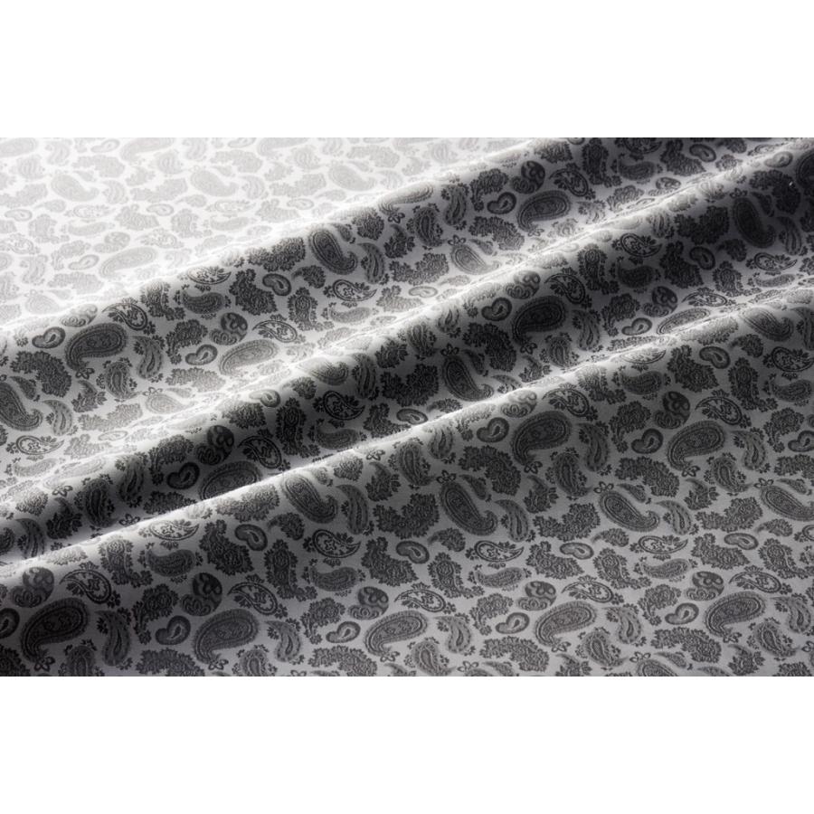 送料無料 9303 カラー41ライトグレー ペズリー柄高級ジャガード裏地 高密度,キュプラ100%,ふじやま織 | 