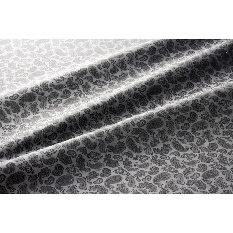 送料無料 9303 カラー41ライトグレー ペズリー柄高級ジャガード裏地 高密度,キュプラ100%,ふじやま織 |  | 02