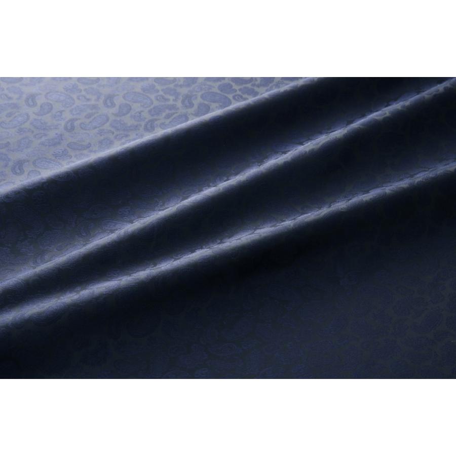 送料無料 9303 カラー50ダークネイビー ペズリー柄高級ジャガード裏地 高密度,キュプラ100%,ふじやま織 | 