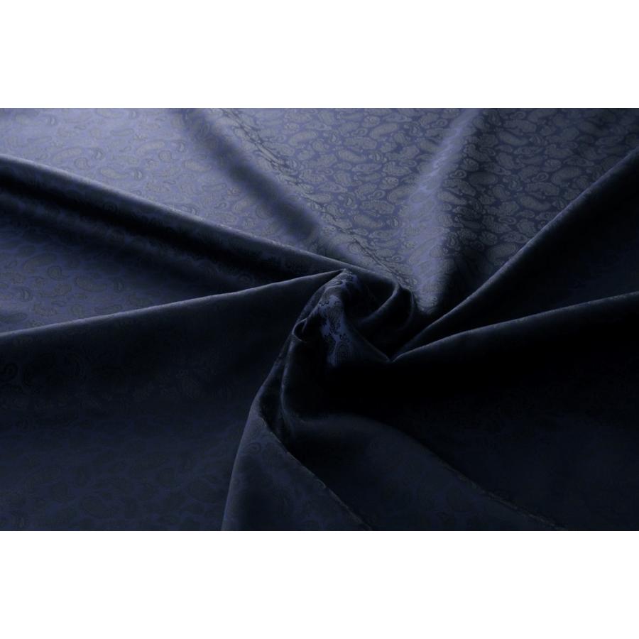 送料無料 9303 カラー51ネイビー ペズリー柄高級ジャガード裏地 高密度,キュプラ100%,ふじやま織 |  | 01