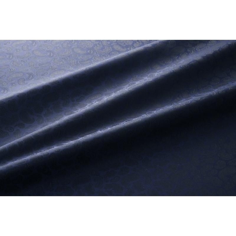 送料無料 9303 カラー51ネイビー ペズリー柄高級ジャガード裏地 高密度,キュプラ100%,ふじやま織 |  | 02