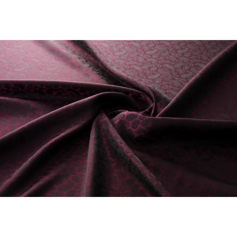 送料無料 9303 カラー61ワインレッド ペズリー柄高級ジャガード裏地 高密度,キュプラ100%,ふじやま織 |  | 01