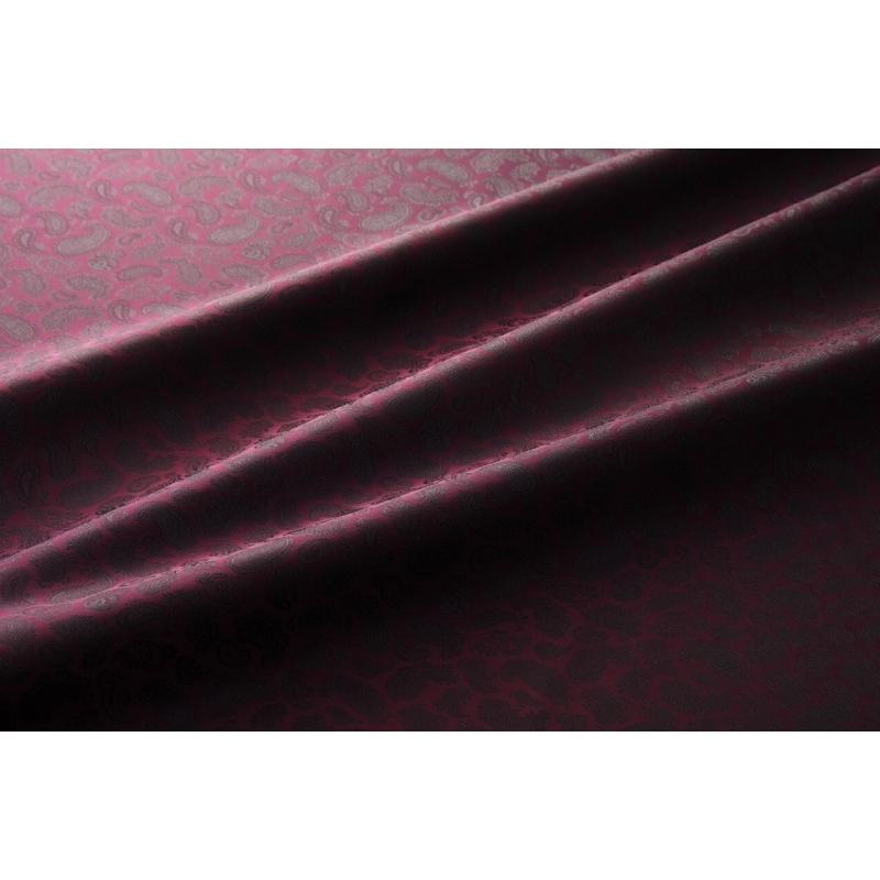 送料無料 9303 カラー61ワインレッド ペズリー柄高級ジャガード裏地 高密度,キュプラ100%,ふじやま織 |  | 02