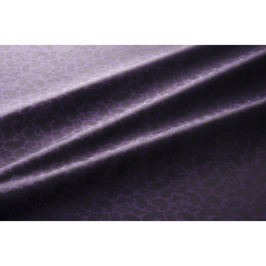 送料無料 9303 カラー81パープル ペズリー柄高級ジャガード裏地 高密度,キュプラ100%,ふじやま織 | 
