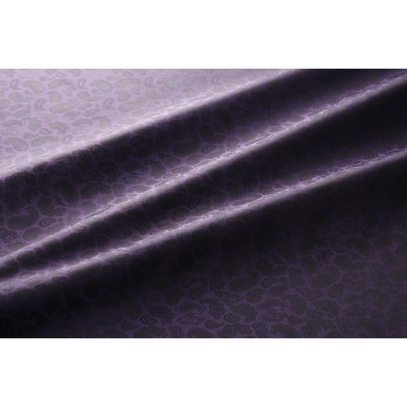 送料無料 9303 カラー81パープル ペズリー柄高級ジャガード裏地 高密度,キュプラ100%,ふじやま織 |  | 02