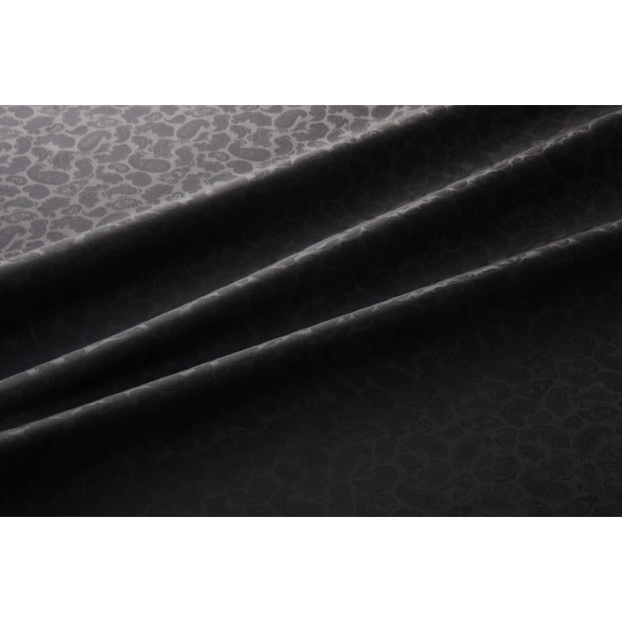 送料無料 9303 カラー90ブラック ペズリー柄高級ジャガード裏地 高密度,キュプラ100%,ふじやま織 | 
