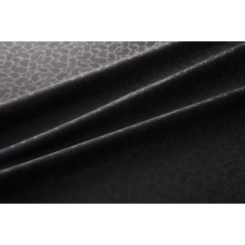 送料無料 9303 カラー90ブラック ペズリー柄高級ジャガード裏地 高密度,キュプラ100%,ふじやま織 |  | 02