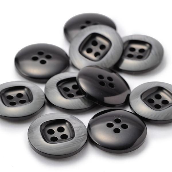 送料無料 高級スーツジャケット用ボタンCAROL COLOR.06  20mmキャロル 老舗テーラー御用達スーツボタン専門店の高級ボタン |  | 01