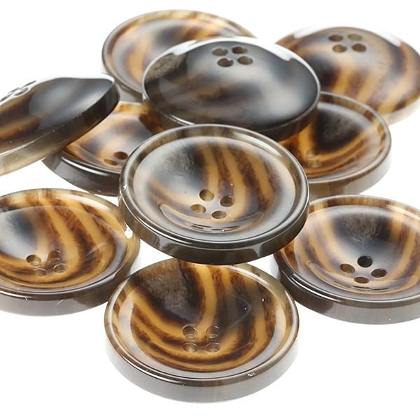 ＰＶ１５　25mm  color.42ブラウンライトダーク  コート対応ボタン老舗テーラー御用達スーツボタン専門店の高級ボタン | 