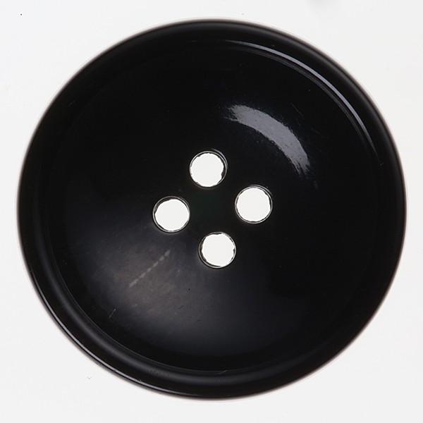 ＰＶ１５　15mm  color.49ブラック  コート対応ボタン老舗テーラー御用達スーツボタン専門店の高級ボタン |  | 01