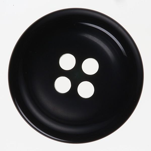 Ｖ７７　20mm  color.09ブラック  コート対応ボタン老舗テーラー御用達スーツボタン専門店の高級ボタン |  | 01