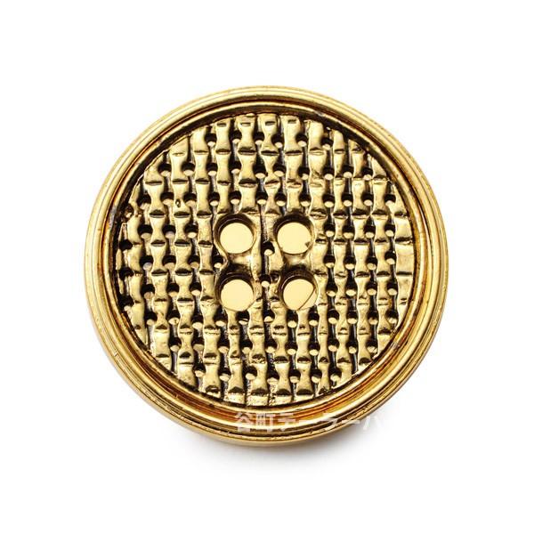 メタルボタンM-15・ゴールド・15mm紳士服スーツジャケット袖口・袖ボタン 老舗テーラー御用達スーツボタン専門店の高級ボタン | 