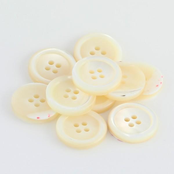 送料無料 厚手3.5mm厚17型高瀬貝ボタン 20mm肉厚 シェルボタン |  | 01