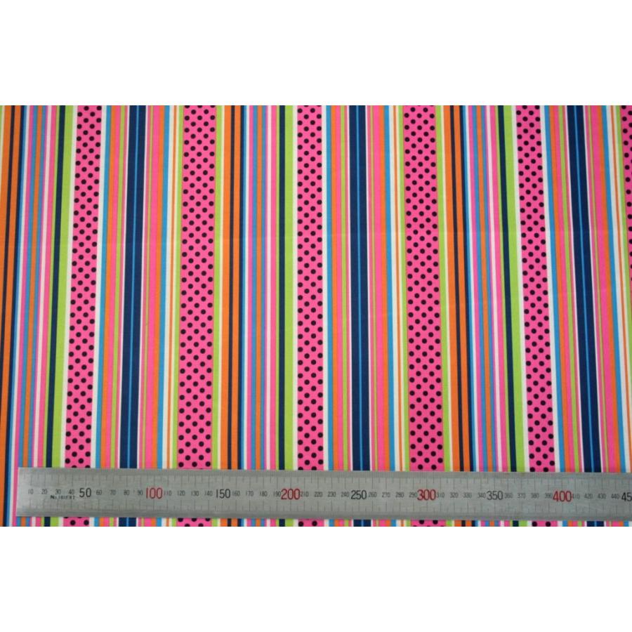 送料無料 8266 カラー083 プリント裏地 ユーロデザインシリーズ・バービーストライプ | 