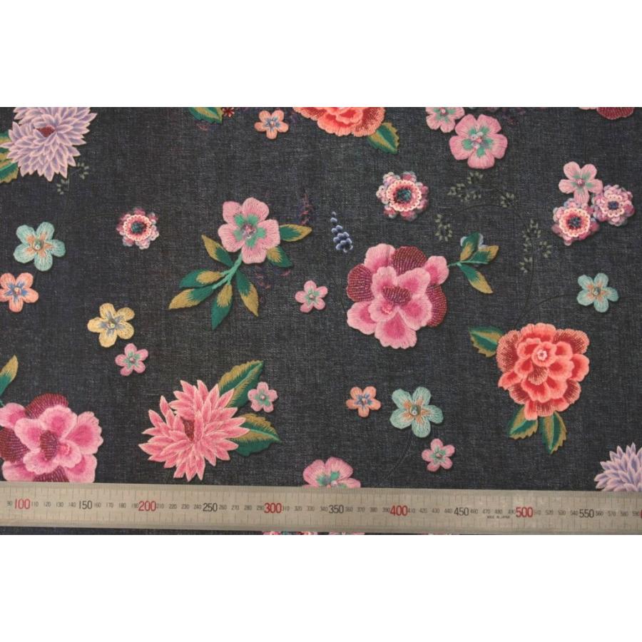 生地見本 8261 カラー001 プリント裏地見本帳 ユーロデザインシリーズ・リカーモデニム |  | 01