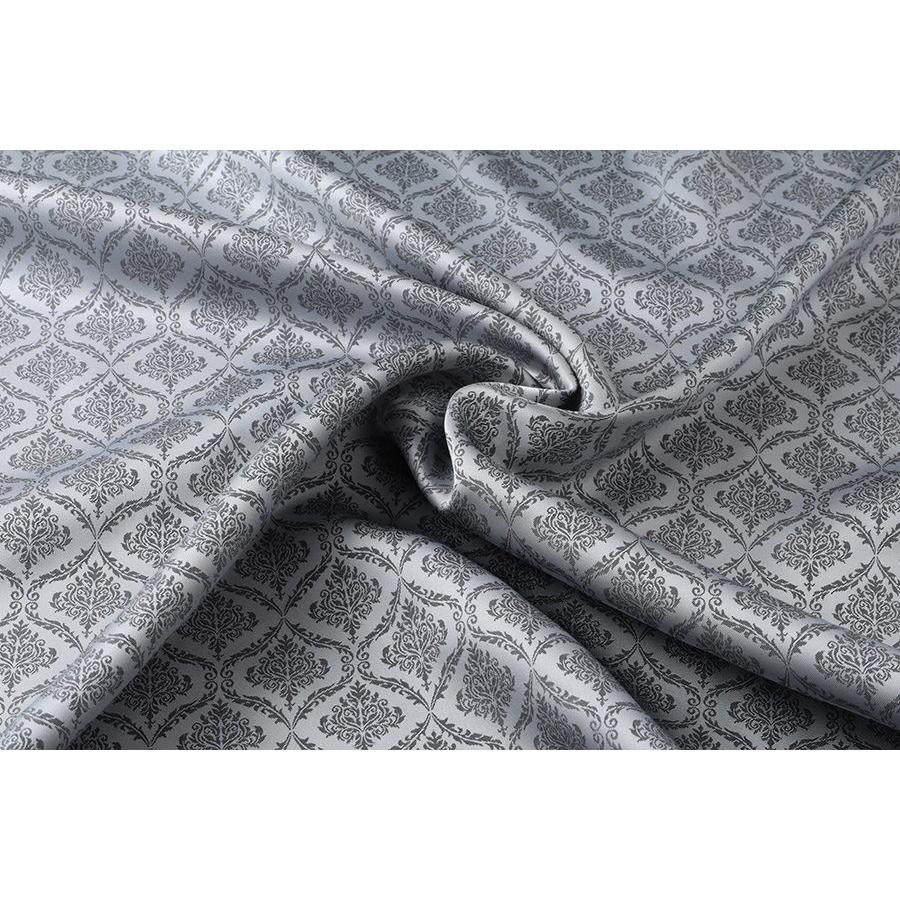 送料無料 9304 カラー10シルバー ダマスク柄高級ジャガード裏地 高密度,キュプラ100%,ふじやま織 |  | 01