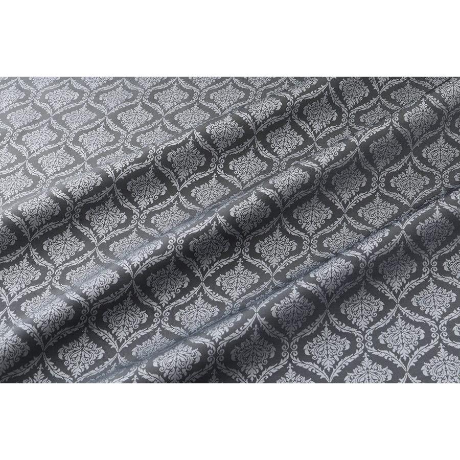 送料無料 9304 カラー11シルバーグレー ダマスク柄高級ジャガード裏地 高密度,キュプラ100%,ふじやま織 | 