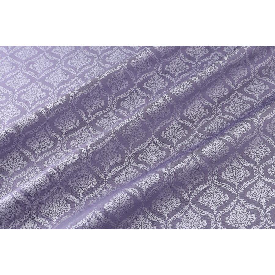 送料無料 9304 カラー31パープル ダマスク柄高級ジャガード裏地 高密度,キュプラ100%,ふじやま織 | 