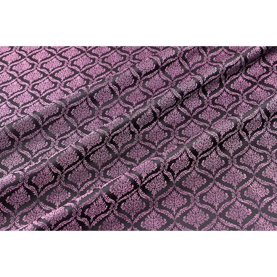 送料無料 9304 カラー70ダークピンク ダマスク柄高級ジャガード裏地 高密度,キュプラ100%,ふじやま織 | 