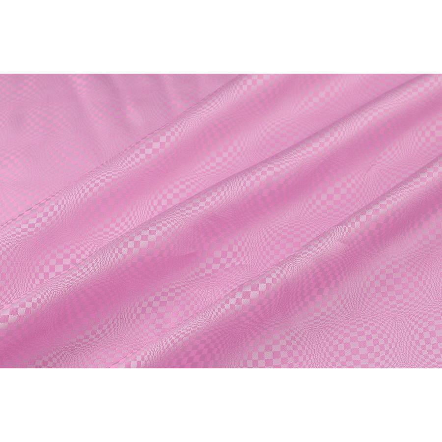 送料無料 9305 カラー20ピンク 格子幾何学柄高級ジャガード裏地 高密度,キュプラ100%,ふじやま織 | 