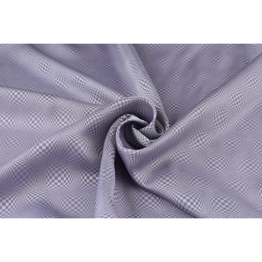 送料無料 9305 カラー30ライトパープル 格子幾何学柄高級ジャガード裏地 高密度,キュプラ100%,ふじやま織 |  | 01