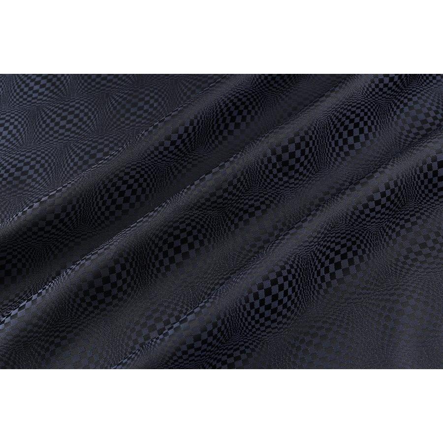 送料無料 9305 カラー50紺 格子幾何学柄高級ジャガード裏地 高密度,キュプラ100%,ふじやま織 | 