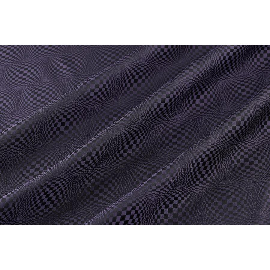 送料無料 9305 カラー80パープル 格子幾何学柄高級ジャガード裏地 高密度,キュプラ100%,ふじやま織 | 