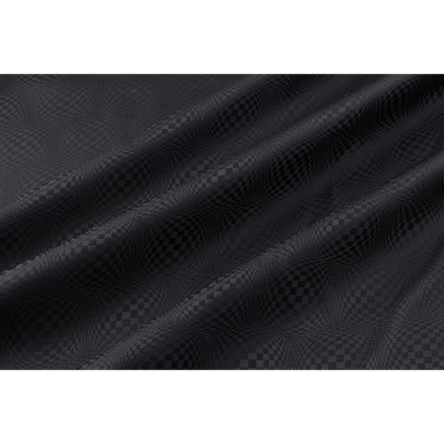 送料無料 9305 カラー90ブラック 格子幾何学柄高級ジャガード裏地 高密度,キュプラ100%,ふじやま織 | 