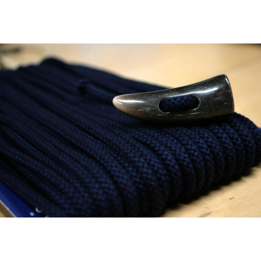 トグルボタン用ひも ネイビー濃紺色 コート用水牛トグルボタンの紐 10cm単位 ダッフルコート用紐 ヒモのみボタン別売 | 