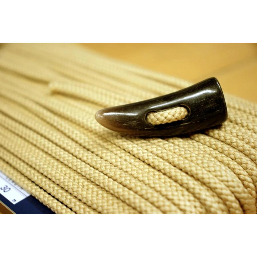 トグルボタン用ひも ベージュ色 コート用水牛トグルボタンの紐 10cm単位 ダッフルコート用紐 ヒモのみボタン別売 | 