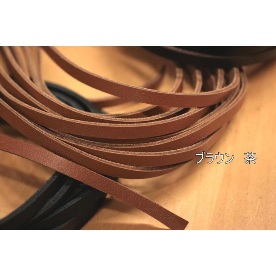 トグルボタン用ひも 高級グローブ皮使用 本革  コート用水牛トグルボタンの紐 10cm単位 ダッフルコート用紐 ヒモのみボタン別売 |  | 02