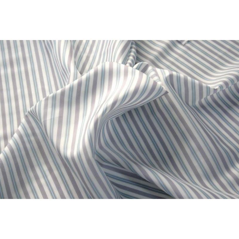 AQUAストライプ柄裏地 color.3-1 老舗テーラー御用達スーツ裏地専門店 スーツ用裏地 |  | 02