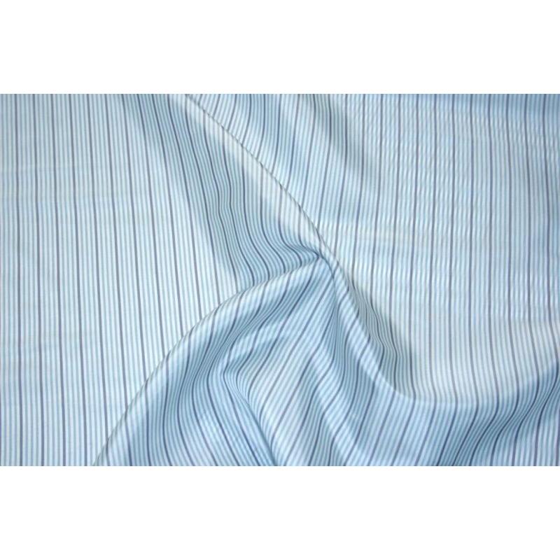 AQUAストライプ柄裏地 color.7-11 老舗テーラー御用達スーツ裏地専門店 スーツ用裏地 |  | 02