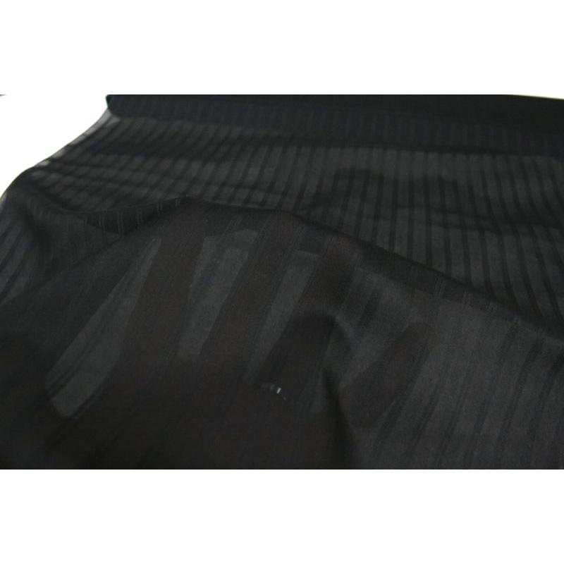 甲州織涼しいメッシュ袖裏670番ブラック 老舗テーラー御用達スーツ裏地専門店 スーツ用裏地 | 