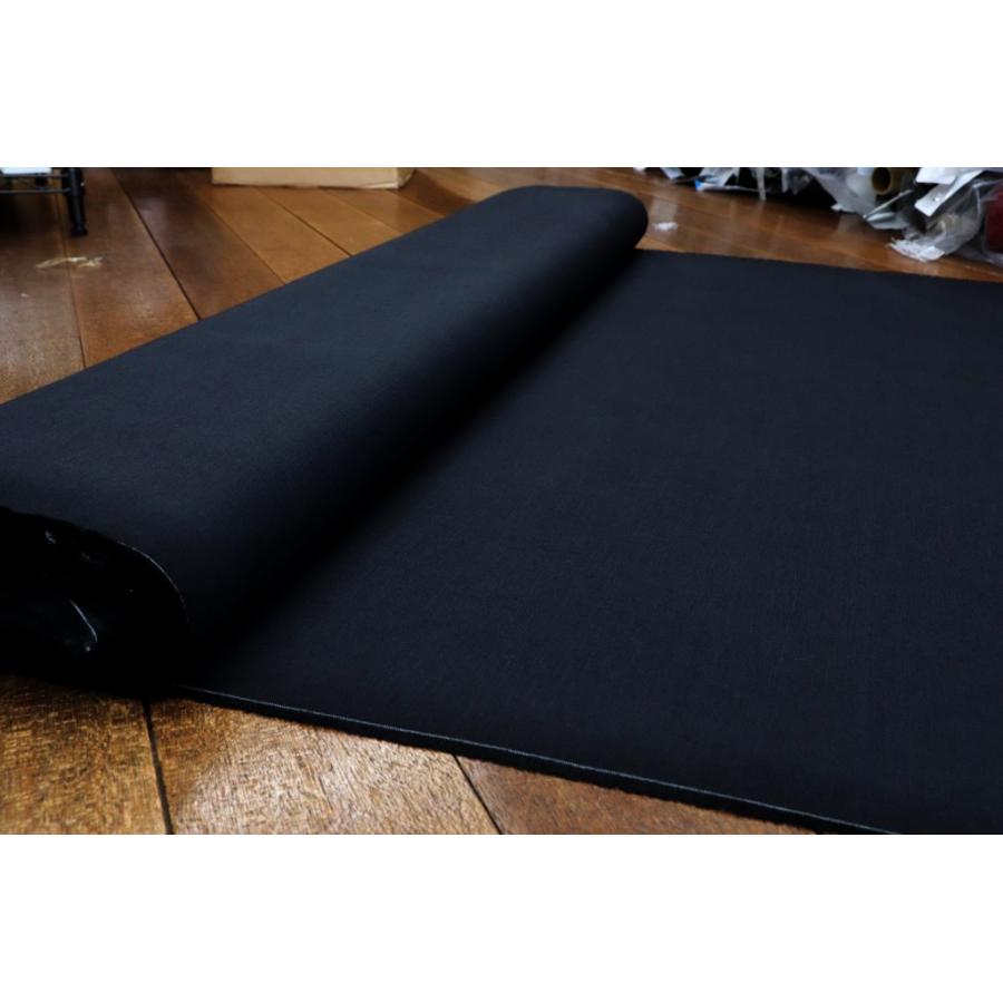 黒染め毛芯562BK 115cm幅 10cm単位カット  夏用 スーツジャケット用芯 | 