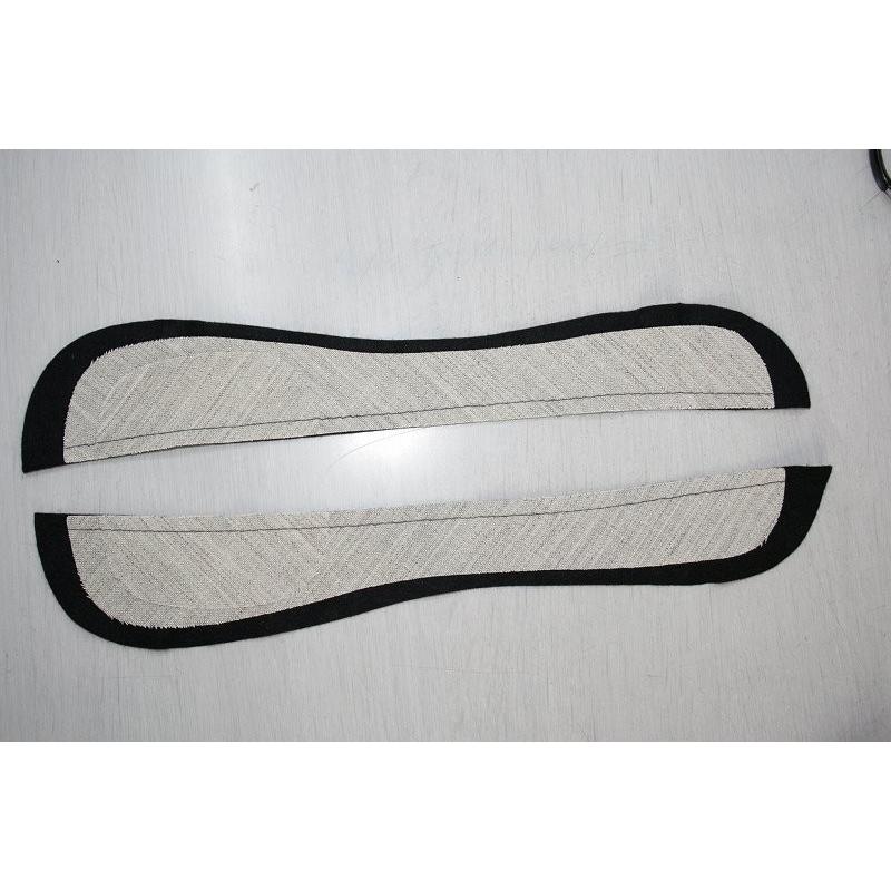 たれ綿二重バス黒　ゆき綿・裄綿ともいわれる袖山の形をよくしたり丸みを出す付属 | 