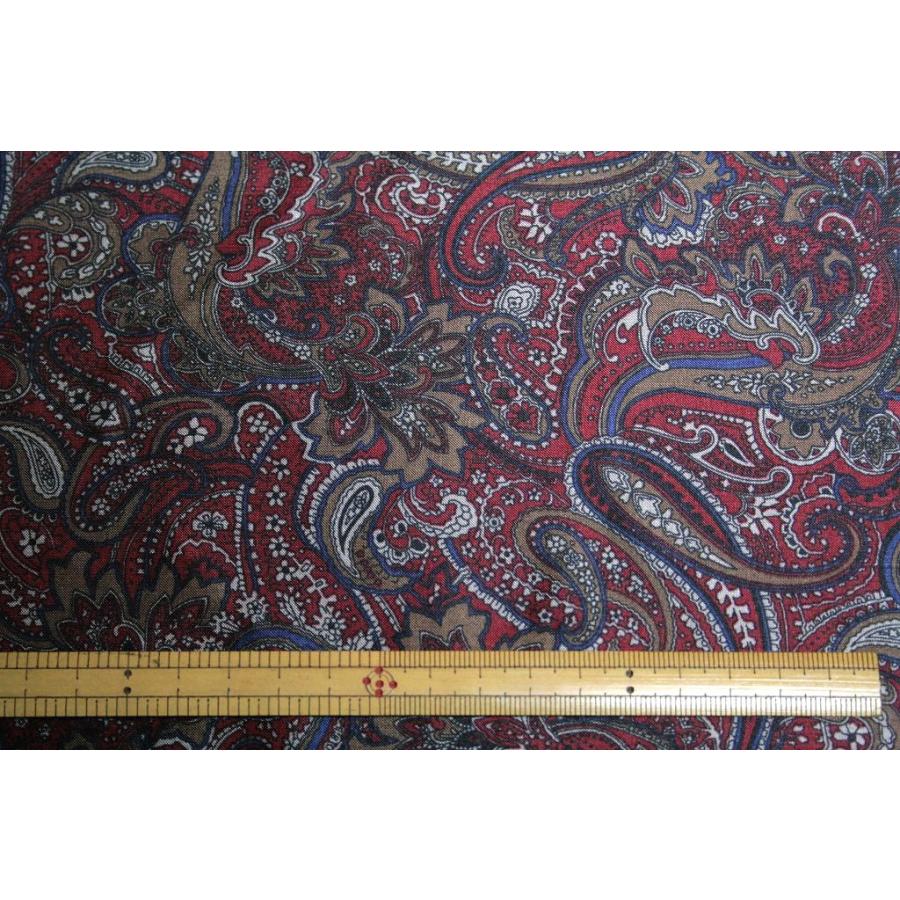 7828Mペズリープリント裏地color.12(レッド色) | 