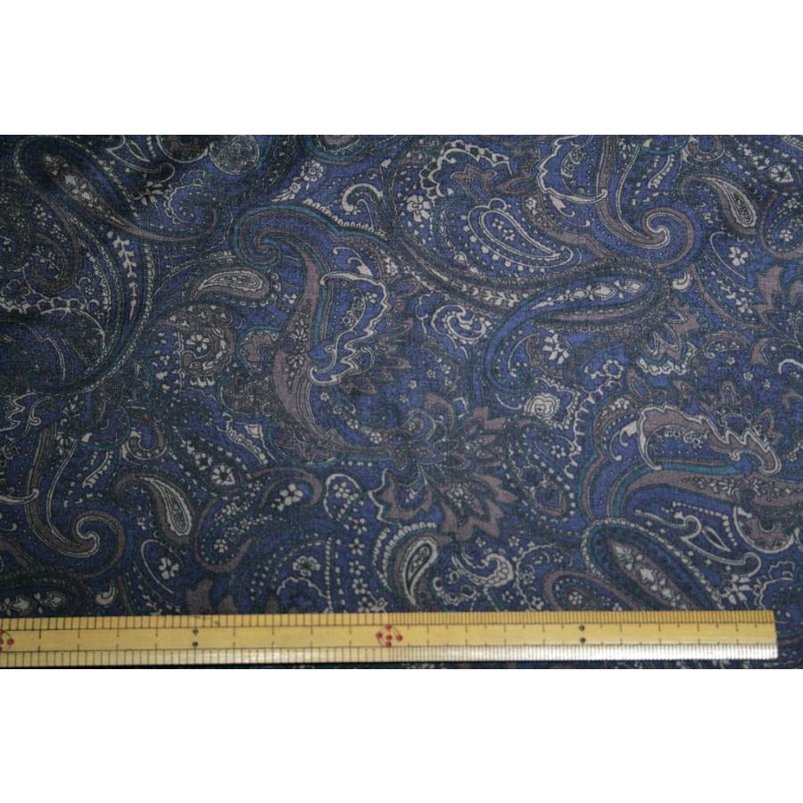 7828Mペズリープリント裏地color.14(ネイビー色) | 