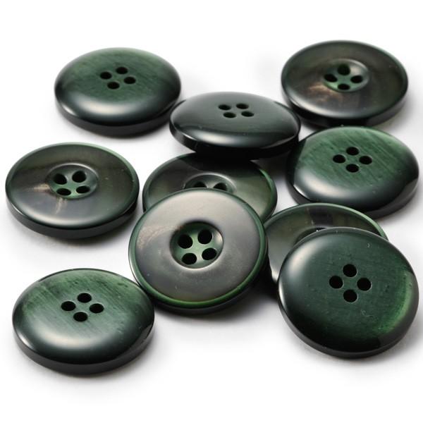 送料無料 水牛カイザー COLOR．65  25mmコート用高級ボタン |  | 01
