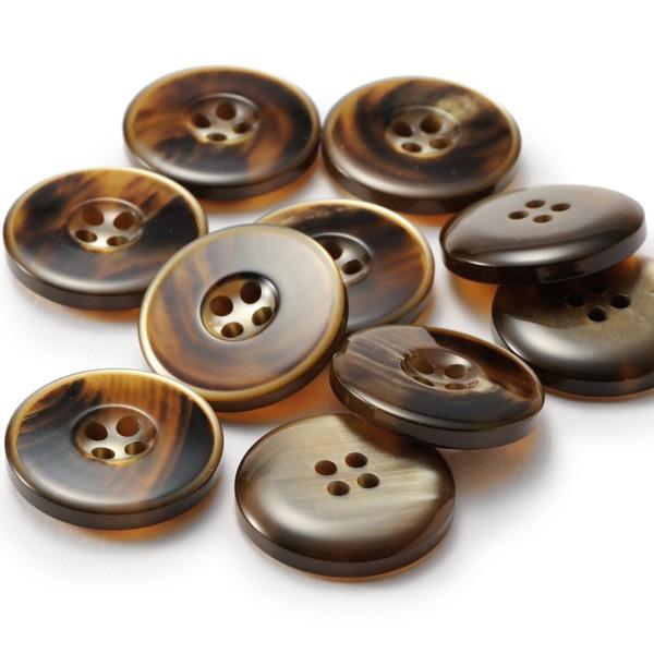 送料無料 水牛カイザー COLOR．45  20mmスーツジャケット高級水牛ボタン |  | 01