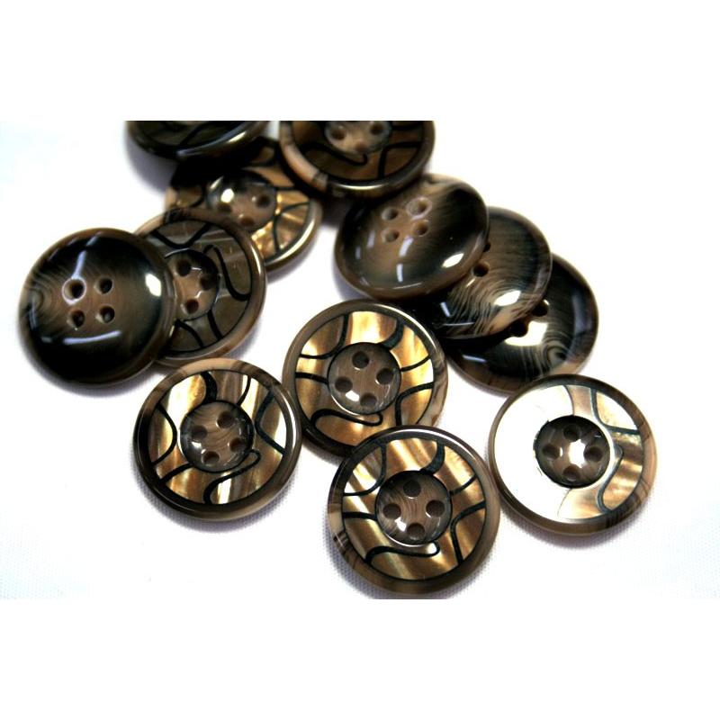 送料無料 BANFF バンフ  21mm COLOR．6 20mmの代用可能 スーツジャケット前ボタン 老舗テーラー御用達スーツボタン専門店の高級ボタン |  | 01