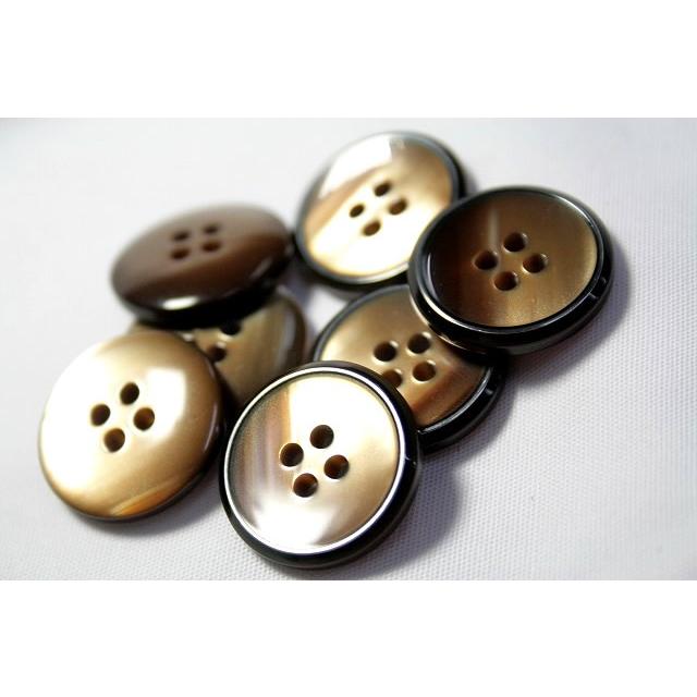 送料無料 サンダー 15mm color.43 ライトブラウン 紳士服スーツジャケットの袖口・袖ボタンに |  | 01