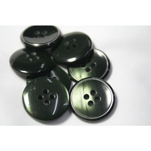 送料無料 サンダー 15mm color.65 グリーン  紳士服スーツジャケットの袖口・袖ボタンに |  | 01