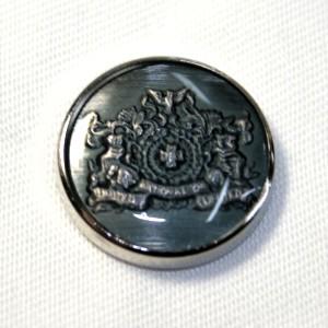 メタルボタンDM-0823・シルバー・20mm スーツの前ボタンの取替 | 