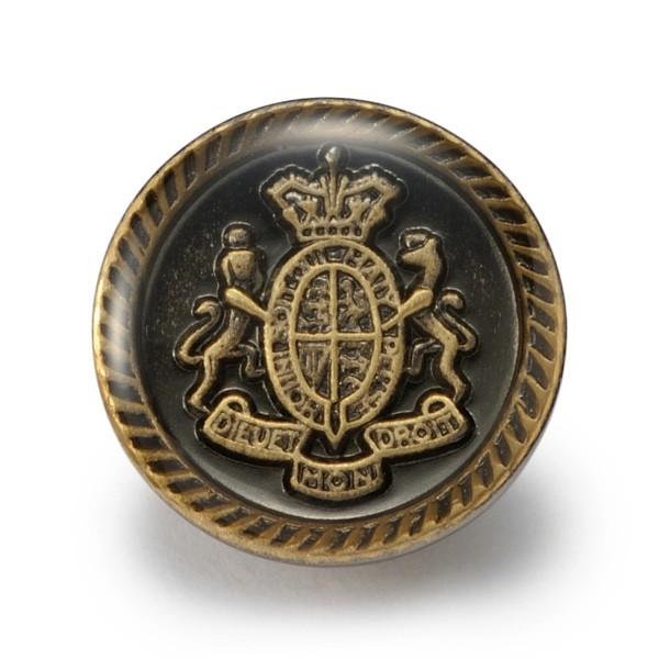 メタルボタンY-55・燻しゴールド・15mm袖口・袖ボタン 老舗テーラー御用達スーツボタン専門店の高級ボタン | 