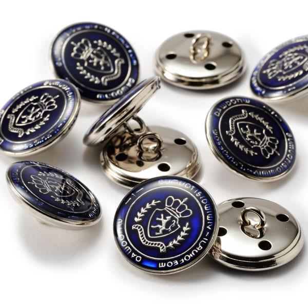 メタルボタンY-53・シルバー・21mm 20mmや21mmスーツの前ボタンの取替  紳士服スーツジャケット |  | 01
