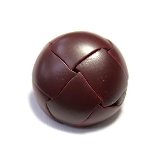 本革ボタン LZ100　30mm  color.03ブラウン  コート対応ボタン 実寸は29mm 革ボタン,レザーボタン,皮ボタン | 