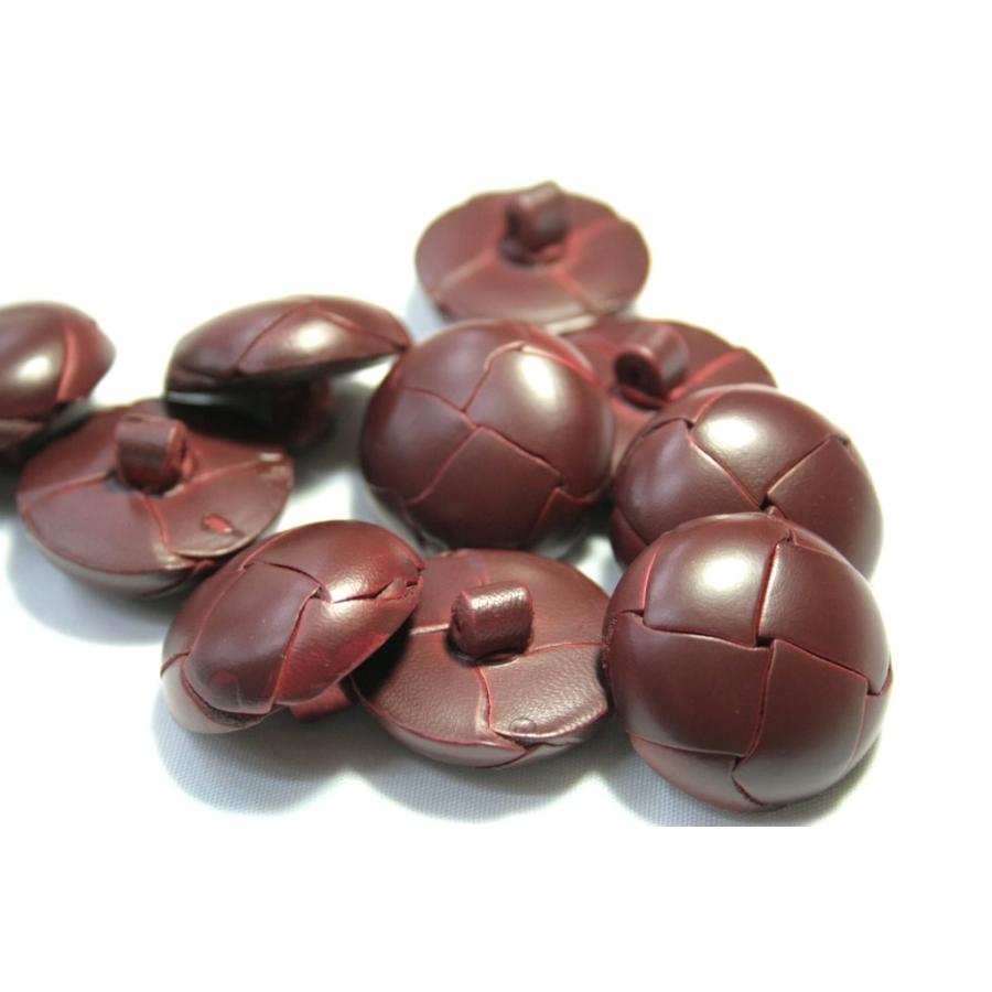 本革ボタン LZ100　30mm  color.03ブラウン  コート対応ボタン 実寸は29mm 革ボタン,レザーボタン,皮ボタン |  | 03