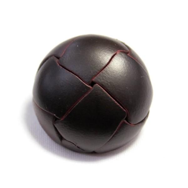 本革ボタン LZ100　30mm  color.04ダークブラウン  コート対応ボタン 実寸は29mm 革ボタン,レザーボタン,皮ボタン | 