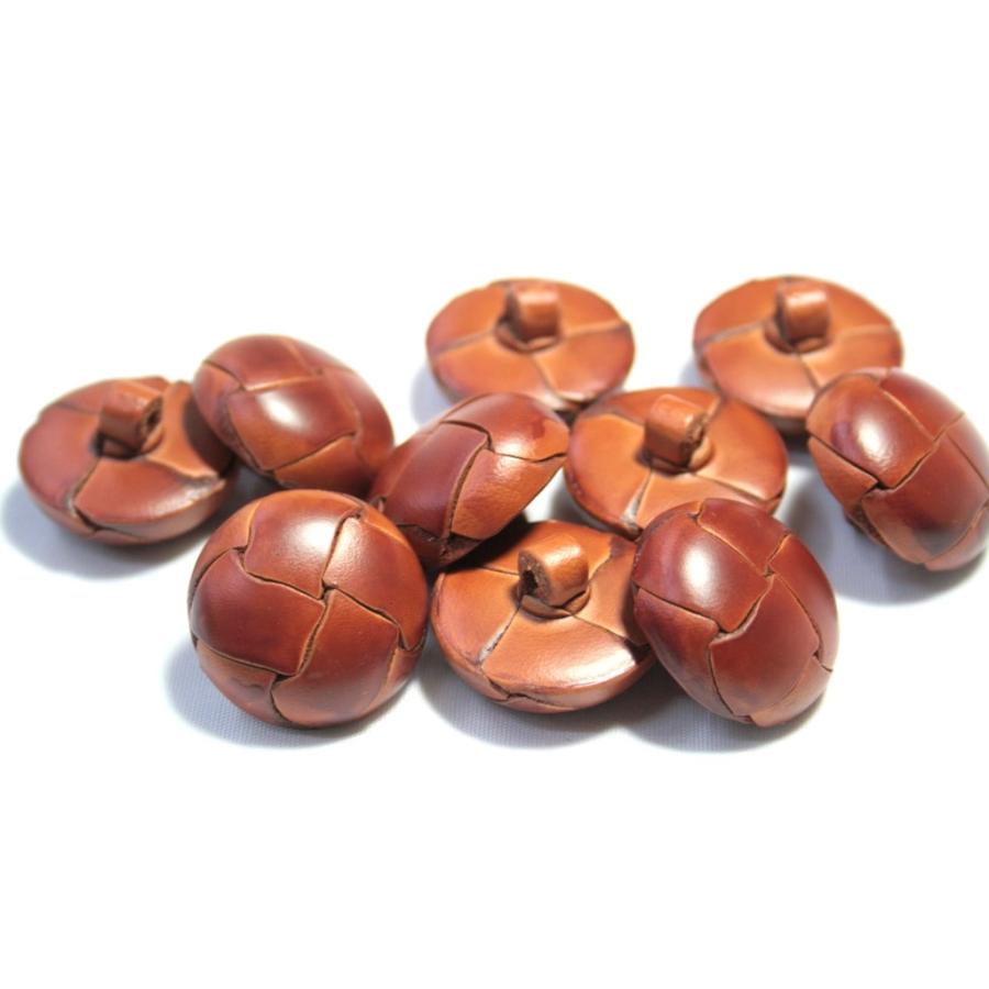 本革ボタン LZ100 25mm  color.01ライトブラウン  コート対応ボタン 革ボタン,レザーボタン,皮ボタン老舗テーラー御用達スーツボタン専門店 |  | 03